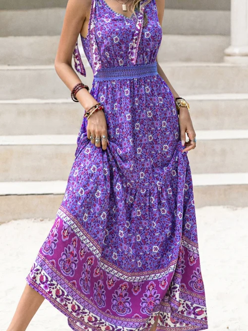 Robe De Plage Fleurie